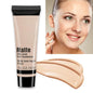 1 Pack Matte Oil Free Concealer Foundation Cream,Professional