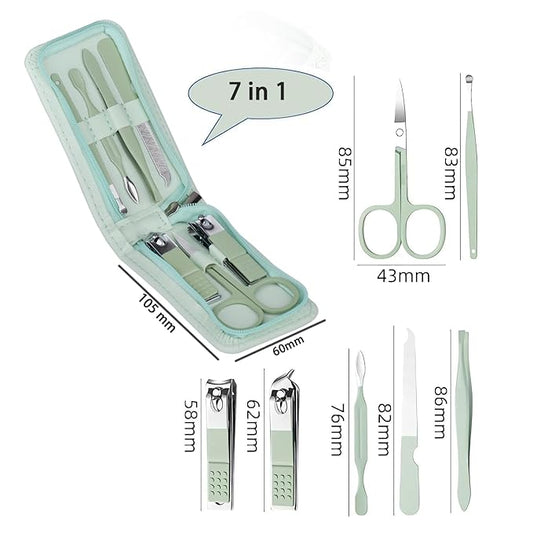 7 Pcs Manicure Set Stainless