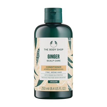 The Body Shop Ginger Scalp Care Conditioner (Vegan), Green, 8.4 Fl Oz