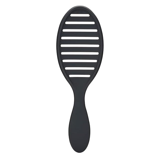 Wet Brush Refresh and Extend Speed Dry Black Detangling Hair Brush -Vented Design and Ultra Soft HeatFlex Bristles Are Blow Dry Safe -Removes Dirt Excess Oils and Impurities-Charcoal Infused Bristles