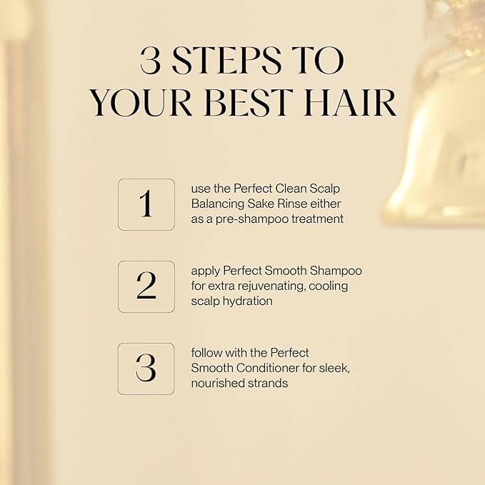 NATURELAB. TOKYO Frizz-Free Hydration Limited Edition Set: Includes Smooth Shampoo, Conditioner & Scalp Sake Rinse – Hydrates & Tames Frizz, Balances Scalp Microbiome, Includes Furoshiki Wrap