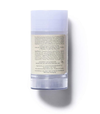 A La Maison Fresh Sea Salt Aluminum Free Deodorant for Women and Men - Natural Deodorant (3 Stick Bulk Pack)
