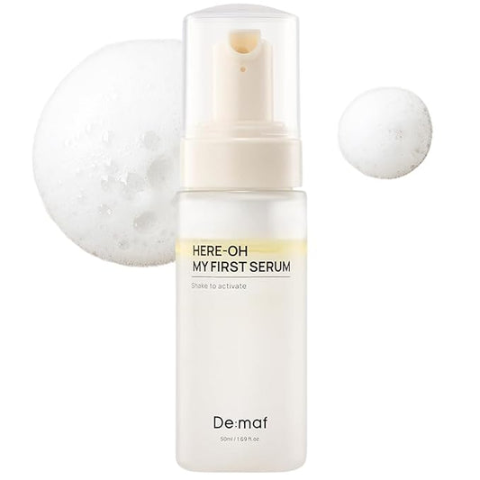 Here-Oh My First Hydrating Face Formula with Hyaluronic Acid | Bubble Texture for Barrier Support & Glow | Korean Care for Dry & Sensitive Types (1.69 fl oz)