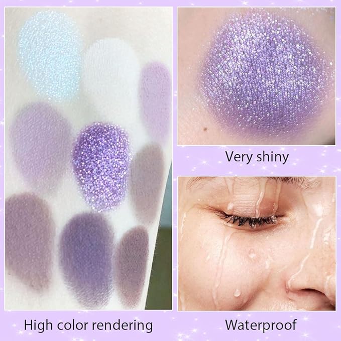 9 Colors Purple Silver White Tan Grape Matte