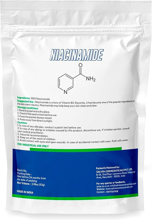 Niacinamide -3.9oz Pure Niacinamide Powder, Niacinamide Powder Cosmetic 3.9oz