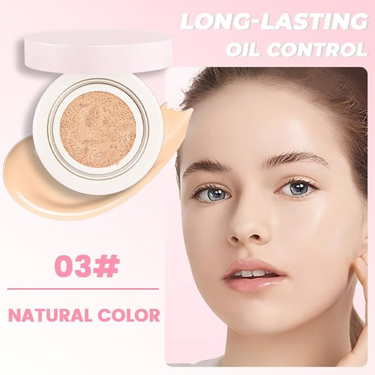 Nuder Cushion Foundation,Natural Beige for Natural & Medium Skin Types