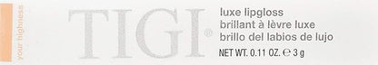 TIGI Cosmetics Luxe Lip-Gloss, Your Highness, 0.11 Ounce TIGI
