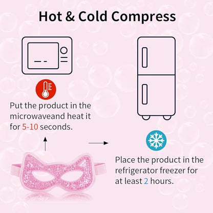Cooling eye mask, gel eye