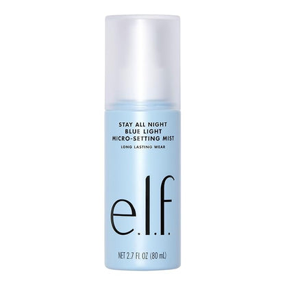 e.l.f. Stay All Day Blue Light Micro-Setting Mist Spray & Skin Refresher For A Matte Finish, Reduces Transmission, 2.7 Fl Oz