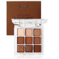Neutral Nude Brown Eyeshadow Palette, 9 Colors Glitter Matte Eye Shadow Palette Makeup, Rose Gold Dark Brown Bronze Eyeshadow Palette, Highly Pigmented Waterproof Chocolate Eyeshadow Palette