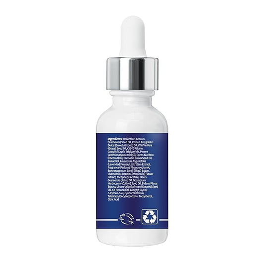 Hempz Lavender & Chamomile Facial Serum, with plant-based retinol Bakuchiol, for dry or aging skn types, for men and women, 1oz