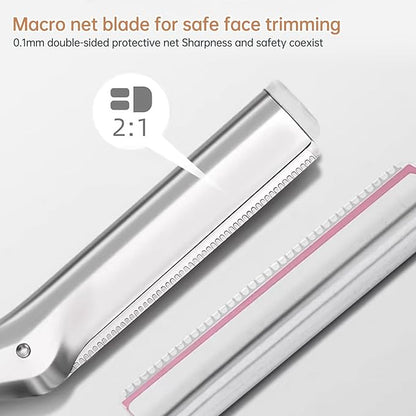 Facial Razor Replacement Blades Be suitable for Twee zerman Stainless steel blade 5 Count (Pack of 1)