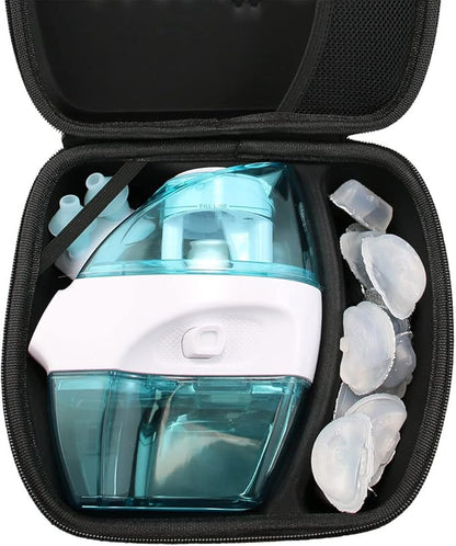 Navage Black Travel Case - Safety Case For Navage Nasal Irrigation System - Anti-Scratch Protector - Travel Storage Organizer for Nose Cleaner (Black)