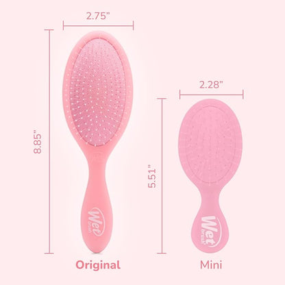 Wet Brush Original Detangler, Pink Drink (Summer Quencher), Ultra-Soft IntelliFlex Bristles Glide Through Tangles, Detangling Hair Brush (Wet & Dry), Women & Men, Limited Edition