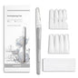 Face Razors for Women, Dermaplane Razor for Women Face, Eyebrow Razor, Facial Razors, Dermaplaning Tool, Reusable Metal Handle with 8 Microblades for Sensitive Skin, Peach Fuzz Remover, Gray