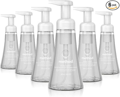 Method Foaming Hand Soap, Sweet Water, Paraben and Phthalate Free, Biodegradable Formula, 10 Fl Oz (Pack of 6)