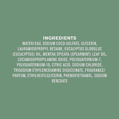 Every Man Jack Eucalyptus Mint Mens Body Wash for All Skin Types - Cleanse, Nourish, and Hydrate Skin with Naturally Derived Ingredients - Paraben Free, Phthalate Free, Dye Free - 33.8oz - 2pack