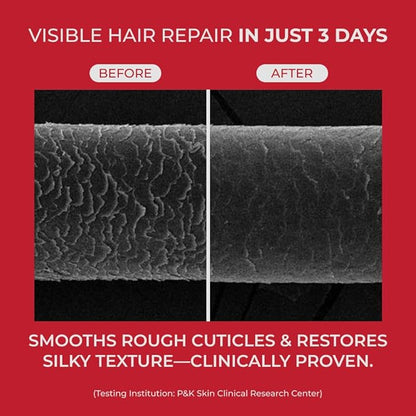 ANNURCATIN Hair Treatment Mask, Korean Mint Wash-Off Hair Care Mask Apple Deep Damage Conditioner Sulfate-Free with Amino Acids Rose Thickening Moisturizing for Damaged Thin Dry Hair, 6.76 fl.oz.