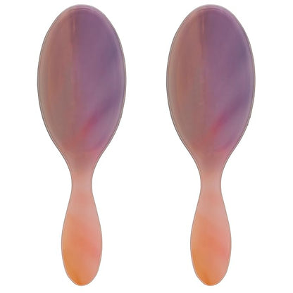 Wet Brush Original Detangler Hair Brush, Pink (Desert Afterglow), Ultra-Soft IntelliFlex Bristles, Detangling Bristles Glide Through Tangles (Wet Dry & Damaged Hair), Women & Men (Pack of 2)