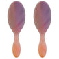 Wet Brush Original Detangler Hair Brush, Pink (Desert Afterglow), Ultra-Soft IntelliFlex Bristles, Detangling Bristles Glide Through Tangles (Wet Dry & Damaged Hair), Women & Men (Pack of 2)