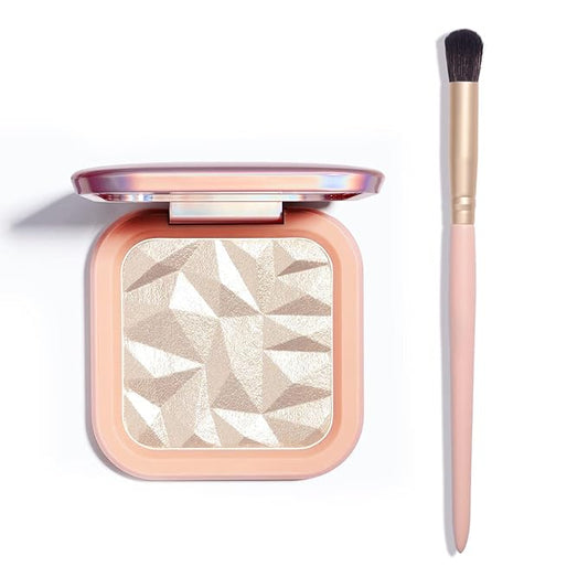 ELLESY Highlighter Makeup Palette Face Highlighter Palette Glitter -SUN GLOW