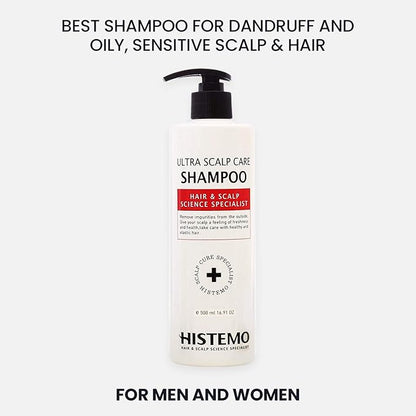 Ultra Scalp Care Shampoo - DHT Blocking for Hair Restoration and Growth, with Biotin to Prevent Loss for Men & Women with Oily or Color-Treated Hair (16.91 oz)