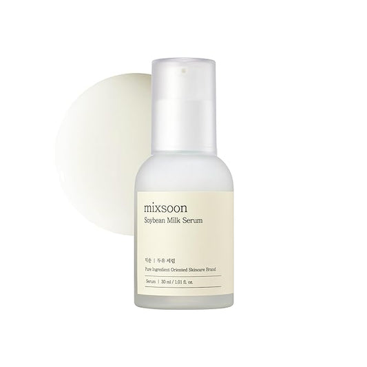mixsoon Soybean Milk Serum - Bean Essence No.2 Nourishing Serum, Korean Skincare for Glass Skin - (1.01 fl.oz / 30ml)