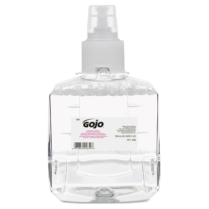 GOJO Clear & Mild Foam Handwash, EcoLogo Certified, 1200 mL Foam Hand Soap Refill LTX-12 Touch-Free Dispenser (Pack of 2) - 1911-02
