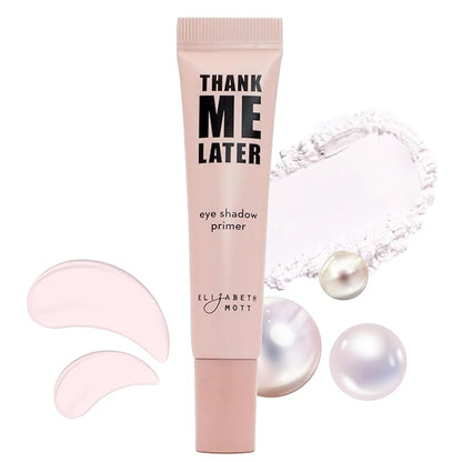Elizabeth Mott Thank Me Later Eye Primer - Long-Lasting, Matte Eyeshadow Base for Oily Lids & Crease-Free Wear - Pore Minimizer, Wrinkle-Filling, Shine Control Formula - Smudge-Proof, Lightweight 10g