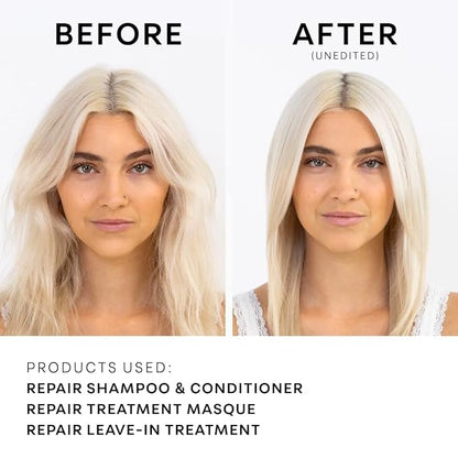 NATURELAB. TOKYO Perfect Repair Treatment Masque Jumbo Size: Heat and Color Protection, Hair Mask Treatment to Strengthen and Repair Dull, Damaged, Brittle Hair I 13.5 FL OZ / 400ml ($38 Value)