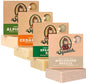 Dr. Squatch Natural Bar Soap for Men - Cold Process Soap with No Harsh Chemicals - Spearmint Basil, Birchwood Breeze, Cedar Citrus & Alpine Sage (5 oz, 4-Pack)