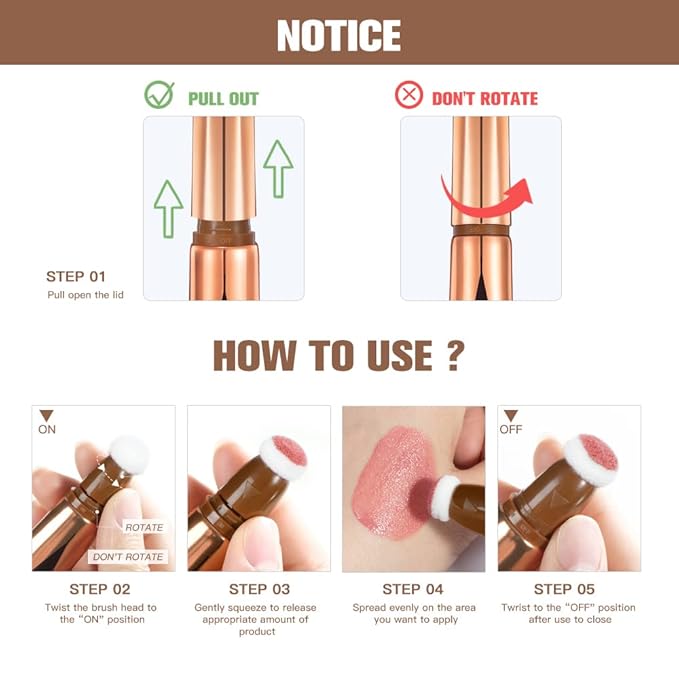 Liquid Highlighter Beauty Stick, Highlighter Makeup, Highlighter Wand,Liquid