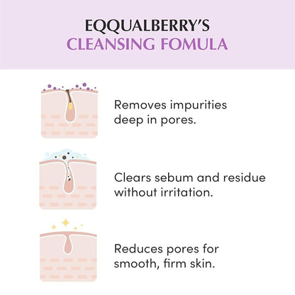 Purple Rice Pore Purifying Pack Cleanser - Dual-Use Clay Mask & Foam Cleanser | Deep Cleansing for Pore Care & Skin Prep | AHA+BHA+PHA | Korean Skincare for Glass Skin, 4.58 OZ. (130g)