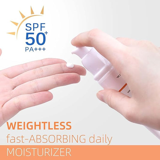 Face Tinted Sunscreen, Universal Sunscreen SPF 50+++, Suitable for All Skin Types, Travel Size Sunscreen