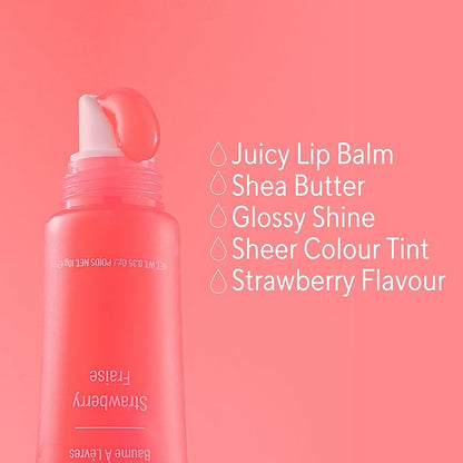 Wloss Away Lip Balm - 2 Piece Set - Strawberry 7 G