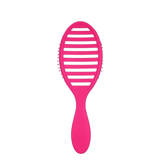 Wet Brush Speed Dry Hair Brush - Pink - Vented Design and Ultra Soft HeatFlex Bristles Are Blow Dry Safe With Ergonomic Handle Manages Tangle and Uncontrollable Hair - Pain-Free