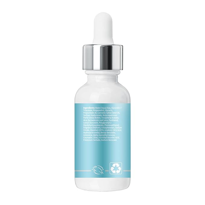 Hempz Ocean Breeze, Facial Serum, Beauty Actives face serum with Hylauronic Acid, for Men and Women with dry to normal skin 1oz