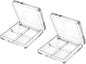 Beaupretty Empty Lipstick Palette，2 Pieces Empty Lipstick Box