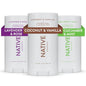 Native Deodorant Contains Naturally Derived Ingredients, 72 Hour Odor Control | Deodorant for Women and Men, Aluminum Free with Baking Soda, Coconut Oil and Shea Butter | Classic (3-pack)