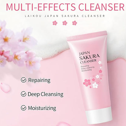 Japan Sakura Skin Care Set For Teen Girls, Skincare For Girls 10-12, Skin Care For Teens 10-12, Japanese Cherry Blossom Girls Skin Care For Kids Age 8-12, Kids Skin Care Set For Girls Ages 8-12