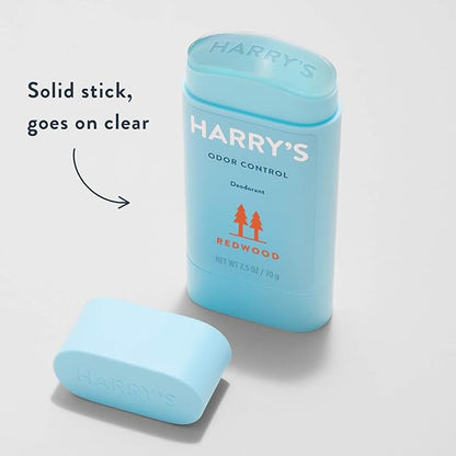 Harry's Aluminum Free Deodorant for Men - Odor Control, Stone, Fig, Redwood Scent, 2.5 Oz, 3-Pack, Men Deodorant Aluminum Free