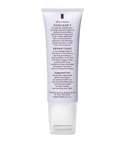 Womaness Let's Neck Firming Serum - Roll On Neck Creams for Tightening and Firming - Daily Crepey Skin Treatment to Smooth Neck Wrinkles & Sagging Skin - Hydrate, Tighten and Lift (50ml)