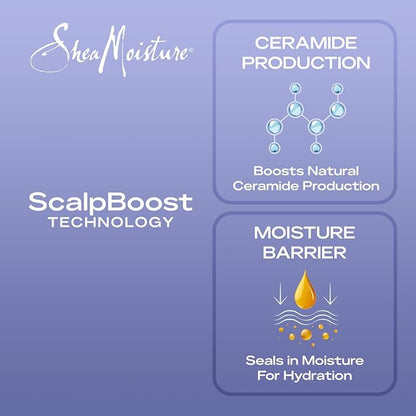 SheaMoisture Scalp & Hair Oil Anti-Hair Fall for Healthy Looking Hair and Moisturized Scalp, with Biotin & Multi-Peptide ScalpBoost Technology, 2 oz