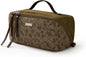 EACHY Travel Makeup Bag,Large Capacity Cosmetic Bags for Women,Waterproof Portable Pouch Open Flat Toiletry Bag Make up Organizer with Divider and Handle