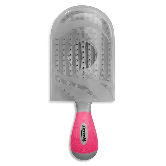 NuWay® U.S. Patented Vented TravelC® for All Hair Types is Hair Dryer Safe (Gray)