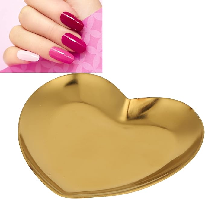 Nail Palette, Makeup Palette Nail Palette Heart Shaped