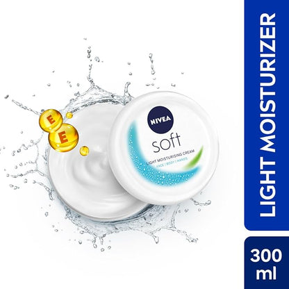 NIVEA Soft Light Moisturising Cream, 300ml