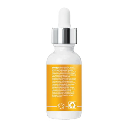 Hempz Citrus Blossom Facial Serum, Beauty Actives with Vitamin C, for dull skin with brown spots, for men and women, 1oz
