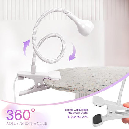 UV Nail Lamp, White, Metal,