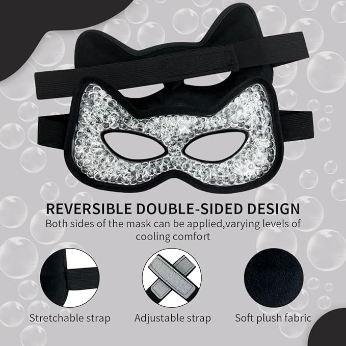Cooling eye mask, gel eye